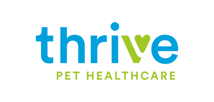 Thrive Pet Healthcare Logo.