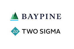 Baypine Logo & Two Sigma logo.